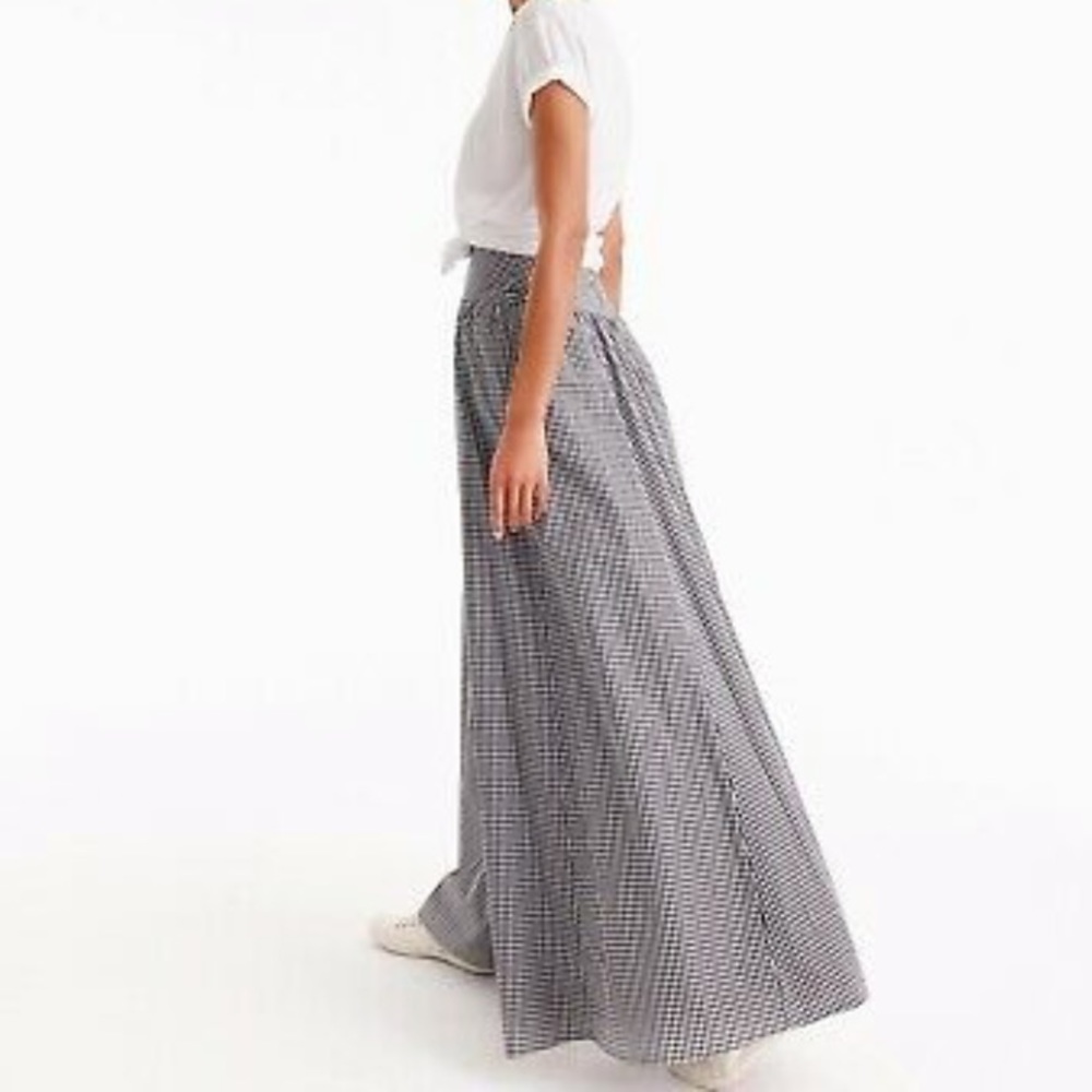 J Crew sold out dramatic gingham ball skirt NWT